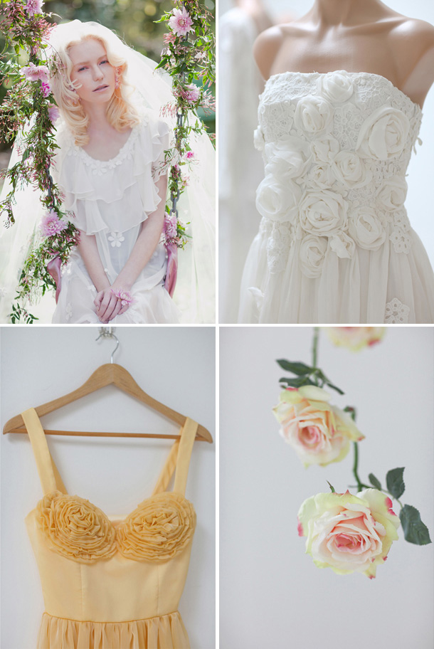 Von Blumen inspirierte Brautkleider von Kelsey Genna