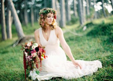Zauberhaft, romantische Bohemian Hochzeitsinspiration